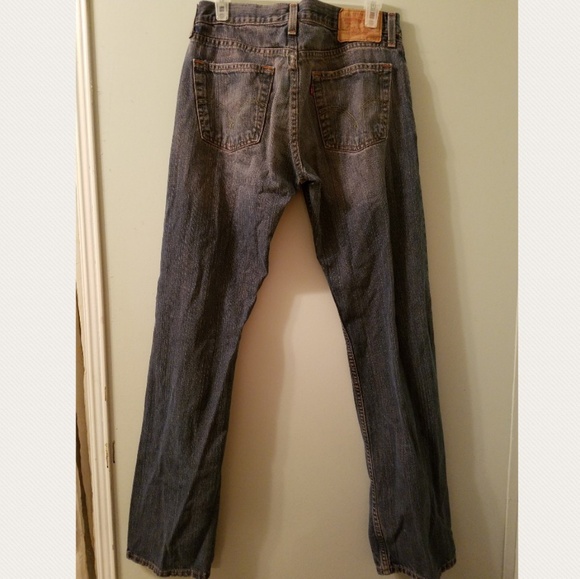 Men's Levi's jeans slim straight - Picture 2 of 3